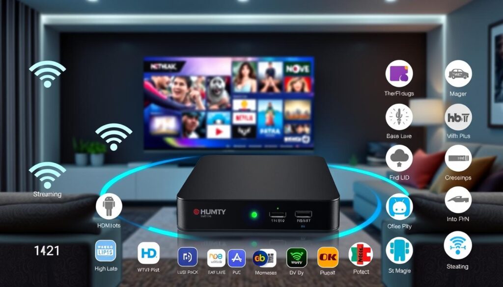 Fonctionnalités boitier iptv